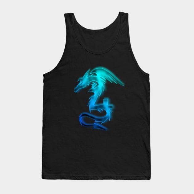 Dragon No.4 Tank Top by Skorretto